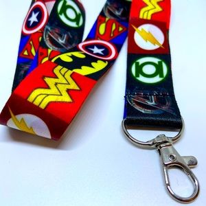 Comic book lanyard